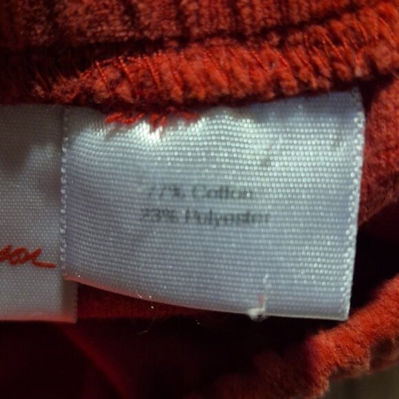 Hanna Andersson girls size 100 or 4 red velour 3 tiered twirly skirt vguc - Picture 4 of 5